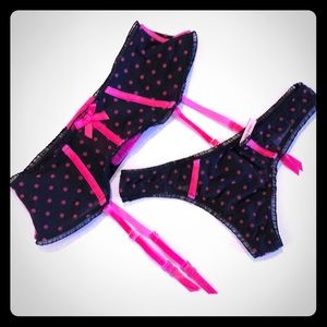 Victoria’s Secret Garter Belt and Thong Set NWOT
